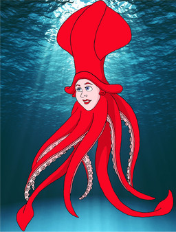 8_tentacles alternate_form alternate_species anthro blue_eyes eyebrows female female_anthro humanoid_face implied_transformation iris lips lipstick makeup mantle_(mollusk) multi_tentacle photo_background pupils red_body red_eyebrows red_lips red_lipstick red_skin red_tentacles solo suction_cup_(anatomy) tentacles underwater water derracrave disney the_little_mermaid_(1989) ariel_(disney) animal_humanoid aquatic aquatic_humanoid cephalopod cephalopod_humanoid coleoid decapodiform humanoid mollusk mollusk_humanoid squid squid_humanoid 2024 absurd_res digital_drawing_(artwork) digital_media_(artwork) firealpaca_(artwork) hi_res mixed_media photography_(artwork)