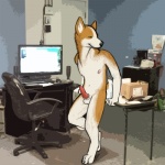 2011 animal_genitalia balls canine canine_penis computer corgi dog fur knot male mammal nude orange_fur penis solo theslateguardian
Rating: Explicit
Score: 4
User: tony311
Date: February 26, 2014