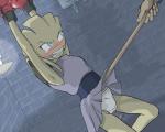 allday anthro blue_eyes blush bound boxing_gloves brown_body chain clenched_teeth clothed clothing disembodied_hand duo gag hitmonchan human inside male mammal nintendo pokémon stick tears teeth underwear video_games wood
Rating: Questionable
Score: 4
User: Gilda_The_Gryphon
Date: January 27, 2014