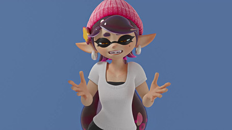 5_fingers beanie bottomwear clothed clothing duo ear_piercing female fingers hat headgear headwear humanoid_pointy_ears midriff piercing pointy_ears shorts visor visor_cap yellow_eyes redmoa nintendo splatoon callie_(splatoon) marie_(splatoon) animal_humanoid aquatic aquatic_humanoid cephalopod cephalopod_humanoid human humanoid inkling mammal mollusk mollusk_humanoid 16:9 2021 3d_(artwork) 3d_animation animated blender_(artwork) digital_media_(artwork) hi_res short_playtime sound video voice_acted widescreen