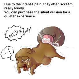 abdominal_bulge abuse advertisement ambiguous_gender ambiguous_penetrated animal_genitalia animal_penis balls bodily_fluids brown_body brown_fur child_abuse crying cum cum_in_ass cum_inside disembodied_penis duo ellipsis emphatic_ellipsis feral forced fur genital_fluids genitals male male/ambiguous male_penetrating male_penetrating_ambiguous neonate nightmare_fuel open_mouth pain painful_penetration penetration penile penile_penetration penis rape sex shaking simple_background solo_focus suffering tears text trembling what white_background young young_ambiguous young_feral young_penetrated young_raped yellowcottoncandy030 fluffy_pony fluffy_pony_(species) mammal 1:1 2025 digital_drawing_(artwork) digital_media_(artwork) english_text hi_res