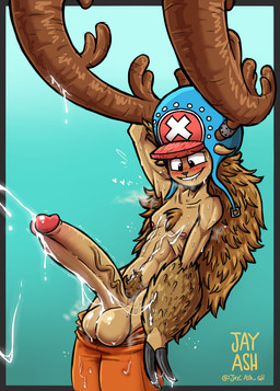 2_fingers abs after_masturbation anthro arm_tuft athletic athletic_male balls big_balls big_hat big_horn big_penis bite biting_lip biting_own_lip blue_nose blush bodily_fluids bottomwear bottomwear_down bottomwear_pull brown_body brown_fur brown_hair chest_tuft clothed clothing clothing_pull cum cum_on_chest cum_on_hand cum_on_penis cum_on_self cumshot ejaculation erection fingers fur genital_fluids genitals hair hairy hand_behind_head hat headgear headwear heart_symbol hooved_fingers hooves horn huge_horn huge_penis humanoid_genitalia humanoid_penis leaning long_hair looking_at_genitalia looking_at_own_penis looking_at_penis looking_at_self looking_down male mostly_nude mostly_nude_anthro orgasm partially_clothed penis presenting presenting_penis pubes self_bite shorts shorts_down shorts_pull simple_background slim smile solo standing text tuft vein veiny_penis wrist_tuft ghastlygh one_piece tony_tony_chopper tony_tony_chopper_(horn_point_form) deer mammal new_world_deer reindeer 2020 absurd_res artist_name hi_res signature