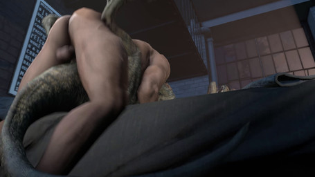 against_surface ambiguous_gender ambiguous_penetrated ambiguous_penetration bed bestiality bone_frill claws duo female feral feral_penetrated frill_(anatomy) from_front_position furniture genitals hug human_on_feral human_penetrating human_penetrating_ambiguous human_penetrating_feral interspecies looking_pleasured male male/ambiguous male/female male/male male_on_feral male_penetrating male_penetrating_ambiguous mating_press muscular nude_male penetration penile penile_penetration pinned pinned_to_bed rough_sex sex sharp_teeth size_difference smaller_penetrated snout standing tail teeth text thrusting toe_claws ireallyliketanks jurassic_park jurassic_world universal_studios dilophosaurid dilophosaurus dinosaur human mammal prehistoric_species reptile saurischian scalie theropod 16:9 3d_(artwork) 3d_animation animated digital_media_(artwork) hi_res loop no_sound short_playtime source_filmmaker_(artwork) webm widescreen