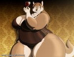 alcohol anthro bedroom_eyes belly beverage big_breasts breasts clothing container cup curvy_figure drinking_glass female fur glass glass_container glass_cup hair huge_breasts hyper lingerie multicolored_body multicolored_fur narrowed_eyes obese overweight overweight_anthro overweight_female seductive solo thick_thighs two_tone_body two_tone_fur voluptuous voluptuous_anthro voluptuous_female wide_hips wine wine_glass xxsparcoxx sophia_(xxsparcoxx) canid canine canis mammal wolf 2024 digital_media_(artwork) hi_res