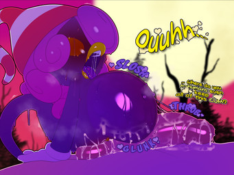 belly big_belly big_hat big_penis bodily_fluids breasts clothing cum cum_in_ghost cum_in_vagina cum_inflation cum_inside cum_on_penis duo female genital_fluids genitals gloves handwear hat hat_over_eyes headgear headwear heart_symbol human_on_humanoid inflation interspecies leaking_cum lips male male/female moan penile penis pull_out saliva saliva_string sex tongue tongue_out translucent translucent_body vaginal witch_hat yellow_lips theboogie mario_bros nintendo paper_mario vivian_(mario) ghost human humanoid mammal shadow_siren spirit 4:3 absurd_res digital_media_(artwork) hi_res