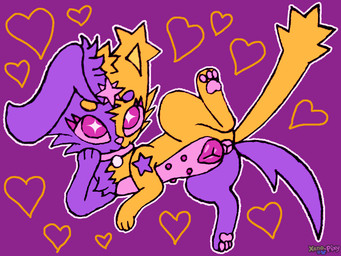 2_tails animal_genitalia animal_vulva anus arm_support canine_genitalia canine_vulva circle_eyebrows collar collar_tag darkened_genitalia darkened_vulva digital_coloring duality eyebrows eyelashes female feral fur genitals geometric_background heart_symbol leaning_on_elbow looking_at_viewer lying mismatched_ears multi_nipple multi_tail multi_teat multicolored_body multicolored_fur nipples on_side outline pawpads paws pink_anus pink_body pink_collar pink_eyes pink_fur pink_nipples pink_vulva presenting presenting_anus presenting_vulva purple_body purple_fur quadruped raised_leg simple_background solo sparklefur sparkles sparkling_eyes spread_legs spreading star tail teats toony vulva y_anus yellow_body yellow_fur yuurg pupcat_stella_(yuurg) canid canine canis chimera domestic_cat domestic_dog elemental_creature felid feline felis light_creature mammal shadow_creature 2025 4:3 digital_media_(artwork) flat_colors full-length_portrait graphite_(artwork) mixed_media portrait traditional_media_(artwork) trans_(lore) trans_woman_(lore)