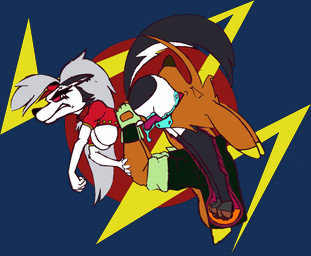 angry anthro bodily_fluids bottomless breasts clothed clothing drooling duo featureless_breasts female hat headgear headwear internal jacket jacket_only male male/female organs saliva stomach stomach_acid topwear topwear_only visor_cap vore chaoshetra hellaverse helluva_boss cyote loona_(helluva_boss) canid canine canis coyote mammal alpha_channel hi_res