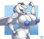 a-10 aircraft anthro areola big_breasts breasts curvy_figure female flexing freckles grin hi_res living_aircraft living_machine living_vehicle machine muscular muscular_anthro muscular_female nipples nude pasties smile solo tacticalfur thick_thighs vehicle voluptuous wings