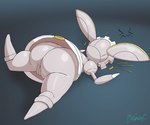 big_butt butt butt_focus falling female genitals glistening glistening_body glistening_butt machine not_furry nude pussy rear_view simple_background solo thick_thighs tripping wide_hips miso_souperstar nintendo pokemon generation_7_pokemon humanoid legendary_pokemon magearna pokemon_(species) robot 2017 absurd_res digital_media_(artwork) hi_res