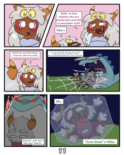 2_horns angry blush dark_body dark_skin dialogue duo fangs female frozen frozen_solid grey_hair hair horn male mentioned_character scarf speech_bubble teeth text unusual_anatomy unusual_eye_placement white_eyes yellow_eyes kittipaws kirby:_triple_deluxe kirby_(series) mythology nintendo queen_sectonia_(original_form) taranza arachnid arthropod dragon ice_dragon_(kirby) mythological_creature mythological_scalie scalie spider spidr 4:5 absurd_res comic english_text hi_res