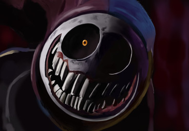 ambiguous_gender black_sclera clothed clothed_ambiguous clothing creepy looking_at_viewer machine male mechanic prototype sharp_teeth smile smiling_at_viewer teeth yellow_eyes galaxystardubs mob_entertainment poppy_playtime prototype_(poppy_playtime) robot hi_res