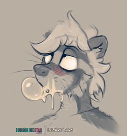 after_oral anthro anus biped blush bodily_fluids bubble butt claws cum cum_bubble cum_in_mouth cum_inside cum_on_face digitigrade eye_roll finger_claws genital_fluids gesture hand_gesture legs_up male male_anthro pawpads paws pointing pointing_at_self presenting presenting_anus presenting_hindquarters solo toe_claws whiskers lizardlars corey mammal procyonid raccoon 2026 absurd_res digital_media_(artwork) hi_res