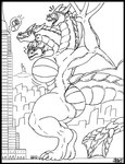 3_eyes 3_heads anthro big_breasts big_butt black_border border bored breasts butt digitigrade empire_state_building female horn landmark macro membrane_(anatomy) membranous_wings multi_eye multi_head new_york new_york_city open_mouth proud scar smile solo tail taking_picture wings skianous european_mythology greek_mythology mythology statue_of_liberty tiamat_(skianous) dragon hydra kaiju mythological_creature mythological_scalie scalie western_dragon wyvern 2020 hi_res line_art monochrome