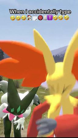 ambiguous_gender anthro group epilepsy_warning meowshueta nintendo pokemon cinderace delphox generation_6_pokemon generation_7_pokemon generation_8_pokemon generation_9_pokemon humanoid meowscarada pokemon_(species) primarina animated hi_res long_playtime meme sound webm