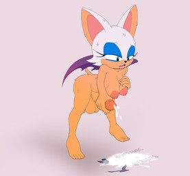 5_fingers 5_toes anthro areola balls bent_over big_areola big_balls big_breasts big_penis blue_eyeshadow bodily_fluids breasts butt cum cum_pool cumshot drooling ejaculation eyeshadow feet fingers genital_fluids genitals gynomorph half-closed_eyes hand_on_breast humanoid_genitalia humanoid_penis intersex makeup masturbation membrane_(anatomy) membranous_wings narrowed_eyes nipples penile penile_masturbation penis saliva simple_background solo sweat sweaty_butt tail toes wings 34frames sega sonic_the_hedgehog_(series) rouge_the_bat bat mammal absurd_res digital_drawing_(artwork) digital_media_(artwork) hi_res