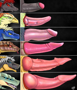 animal_genitalia animal_penis anthro big_penis chart genital_slit genitals huge_penis humanoid_genitalia humanoid_penis hyper hyper_genitalia hyper_penis knot knotted_penis knotted_tapering_penis male penis penis_chart size_difference solo tapering_penis wakigadori h56_(hikkoro) european_mythology mythology penis_lineup hikkoro_wyvern shimahebi avian dinosaur dragon mythological_creature mythological_scalie prehistoric_species reptile scalie snake western_dragon wyvern hi_res