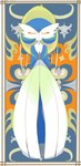 3_fingers blue_hair female fingers hair majestic not_furry open_palm religious_motif solo renv nintendo pokemon saeko_(renv) gardevoir generation_3_pokemon pokemon_(species) shiny_pokemon 2022 absurd_res hi_res signature