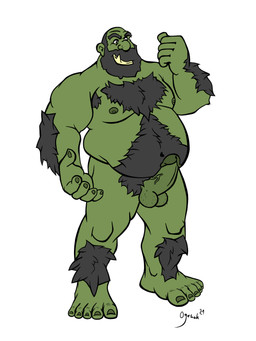 armpit_hair bald balding balls beard belly body_hair erection facial_hair genitals green_body green_skin hairy humanoid_genitalia humanoid_penis male mature_male not_furry overweight penis pubes slightly_chubby solo transformation vein veiny_penis oganok humanoid mammal orc primate absurd_res hi_res