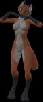 athletic female neos solo vrchat_model elysium_avatars vrchat canid canine fox mammal 3d_(artwork) absurd_res alpha_channel digital_media_(artwork) hi_res