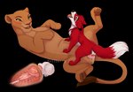 animal_genitalia animal_penis anus balls blush bodily_fluids canine_genitalia canine_penis cum cum_in_pussy cum_inside duo ejaculation erection feet female female_penetrated feral feral_on_feral feral_penetrated feral_penetrating feral_penetrating_feral from_front_position genital_fluids genitals hindpaw internal interspecies knot knotting larger_female larger_penetrated leaking_cum looking_pleasured lying male male/female male_penetrating male_penetrating_female missionary_position on_back open_mouth pawpads paws penetration penile penile_penetration penis penis_in_pussy pussy sex simple_background size_difference smaller_male spread_legs spreading tongue tongue_out transparent_background vaginal vaginal_knotting vaginal_penetration hailberry disney the_lion_king nala_(the_lion_king) sevren canid canine felid fox lion mammal pantherine absurd_res alpha_channel hi_res
