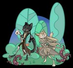 chibi fullcolor humor larp male searching walking kaynkayn domestic_cat felid feline felis mammal alpha_channel full-length_portrait hi_res portrait