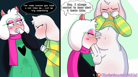 2femboys 2male anthro aroused big_butt big_penis bovid_horn butt caprine_horn duo fellatio femboy gay_blowjob genitals goat_boy goat_horn horn male male/male oral penile penis ralsei_with_white_fur sex shortstack sucking thick_thighs christian2005am deltarune undertale undertale_(series) asriel_dreemurr ralsei bovid caprine goat mammal furry furry_only thick thighs 16:9 animated hi_res no_sound short_playtime video widescreen