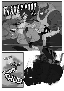 anthro belt blade blind_eye blood blood_splatter blood_spray bodily_fluids clenched_teeth clothing ear_piercing ear_ring eyewear female fullbody_suit gas_mask group inside jumping male mask medical_instrument motion_blur motion_lines onomatopoeia open_mouth piercing ring_piercing scalpel scar scientific_instrument shirt silhouette smoke solo sound_effects stab stabbed_in_eye straps sunglasses surgical_instrument surprised tank_top teeth text topwear violence viola_bat viola_bat_(character) avian bat cougar felid feline haplorhine mammal monkey mouse murid murine primate rodent suid suine sus_(pig) wild_boar absurd_res comic hi_res monochrome