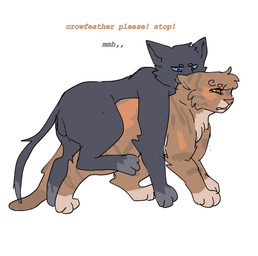 ambiguous_gender ambiguous_penetrated begging_to_stop blue_eyes bodily_fluids canon_couple crying duo explicitly_stated_nonconsent feral feral_on_feral feral_penetrated feral_penetrating feral_penetrating_feral forced fur grey_body grey_fur male male/ambiguous male_penetrating male_penetrating_ambiguous penetration rape sex simple_background smile tail tears text white_background undeadbirdiee warriors_(book_series) crowfeather_(warriors) leafpool_(warriors) domestic_cat felid feline felis mackerel_tabby mammal tortoiseshell_cat 2022 english_text hi_res unavailable_at_source female_(lore)