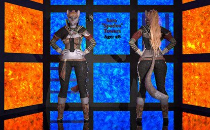 anthro black_bottomwear black_clothing bottomwear capelet clothed clothing corset female hair lingerie pants ponytail sash solo standing tight_bottomwear tight_clothing tight_pants topwear perturbedmania canid canine canis domestic_dog hybrid mammal wolfdog 3d_(artwork) daz_studio_(artwork) digital_media_(artwork) hi_res model_sheet