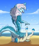 2023 anthro anthro_focus anthro_on_feral anthro_penetrating anthro_penetrating_feral anus beach bestiality blue_body bodily_fluids canid canine canis cloud cunnilingus detailed_background disney dragon drooling duo ejaculation eyelashes female female_penetrated feral feral_penetrated fur genital_fluids genitals happy happy_sex hi_res horn icefumy inner_ear_fluff interspecies larger_female larger_feral looking_pleasured lying male male/female male_penetrating male_penetrating_female mammal motion_lines multicolored_body multicolored_fur muzzle_fuck mythological_creature mythological_scalie mythology on_back open_mouth oral penetration purple_eyes pussy pussy_ejaculation pussy_juice_puddle questionable_consent raya_and_the_last_dragon saliva saliva_on_tongue scalie sea seaside sex sisu_(ratld) size_difference smaller_anthro smaller_male snout_fuck standing tail tail_grab teeth tongue tongue_out tuft two_tone_body two_tone_fur vaginal vaginal_fluids vaginal_penetration water white_body wide_eyed wolf zafara_(artist)