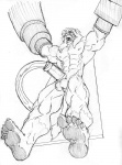 abs anthro athletic balls bdsm biceps big_muscles big_penis biped bodily_fluids bondage bound claws cum cumshot ejaculation erection fangs feet forced forced_orgasm fur furniture genital_fluids genitals lying machine male milking_machine muscular muscular_anthro muscular_male nipples nude on_back on_table open_mouth orgasm paws pecs penile penis penis_milking shumir solo submissive submissive_male table tail tail_tuft teeth thick_penis toe_claws toes tongue tuft da2p galen galen_dhaelos felid lion mammal pantherine monochrome sketch