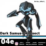 alternate_color solo text elite.4 metroid metroid_prime nintendo pokemon dark_samus generation_5_pokemon genesect legendary_pokemon pokemon_(species) 1:1 english_text