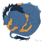 4_horns blue_body blue_fur curled feral fin fur horn male multi_horn paddle simple_background solo stripes tail twirled_up twisted twistedpherret_(artist) mythology blue_(twistedpherret) aquatic_dragon dragon furred_dragon furred_scalie marine mythological_creature mythological_scalie scalie 1:1 2016