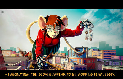 city destruction female growth macro micro tech mammal mouse murid murine rodent detailed hi_res