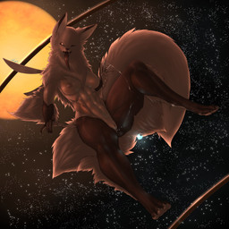 abs anthro areola big_ears big_legs bodily_fluids breasts claws clitoris cosmic_background cum cum_on_hand detailed_background fangs feathers feet female fluffy genital_fluids genitals light long_tongue mane masturbation muscular muscular_anthro muscular_female nipples one_eye_closed open_mouth pawpads paws solo space spread_legs spreading star sun teeth toes tongue tongue_out tufted_fur vaginal_fluids vulva wide_hips wink zero_gravity dredjir cherry_(dredjir) avian bat canid canine chimera fox hybrid mammal 1:1 absurd_res hi_res