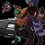 ahegao anthro car clothing duo eldorado female looking_pleasured male male/female outline panties sex simple_background transparent_background underwear vehicle rondonite cadillac fervor zonda canid canine hybrid mammal 1:1 absurd_res alpha_channel alternate_version_at_source hi_res