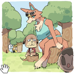 anthro barefoot blonde_hair bodily_fluids bottomless bottomwear breasts brown_body brown_fur clothed clothing duo eyelashes eyewear eyewear_on_head feet female flat_chested floppy_ears fur grass hair larger_female male markings miniskirt monotone_bottomwear monotone_clothing monotone_skirt multicolored_body multicolored_fur open_mouth orange_body orange_fur plant shirt short_hair sitting size_difference skirt sky smaller_male sunglasses sunglasses_on_head topwear tree two_tone_body two_tone_fur vest wearing_sunglasses haramikarubi animal_crossing nintendo audie_(animal_crossing) eloise_(animal_crossing) isabelle_(animal_crossing) mac_(animal_crossing) villager_(animal_crossing) boxer_(dog) bulldog canid canine canis domestic_dog elephant elephantid mammal mastiff molosser proboscidean shih_tzu toy_dog wolf 2026 colored_sketch digital_media_(artwork) sketch