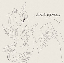 dialogue duo eyes_closed female hair hole_(anatomy) hooves horn solo_focus text wings alcorart conditional_dnp friendship_is_magic hasbro my_little_pony anon queen_chrysalis_(mlp) twilight_sparkle_(mlp) arthropod changeling_(mlp) human mammal 2018 english_text hi_res