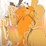 anthro balls barazoku big_penis bodily_fluids broken_furniture clothing cum cumshot damage destruction ejaculation erection excessive_cum excessive_genital_fluids fur genital_fluids genitals growth humanoid_genitalia humanoid_penis hyper jewelry male muscular muscular_male penis solo torn_clothing mrfuga mythology golden_(milehighbrid) dragon furred_dragon furred_scalie hybrid lagomorph leporid mammal mythological_creature mythological_scalie rabbit scalie hi_res