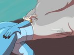 4:3 5_fingers abdominal_bulge anthro anthro_prey avian_feet beak belly big_belly blue_body der duo feathered_wings feathers feral feral_pred fingers grey_body gyro_tech gyrotech hi_res huge_belly hyper hyper_belly male male_pred male_prey micro multiple_prey oral_vore partially_inside paws purple_body sergal silent_e size_difference smaller_pred stretched_mouth stretchy tail tail_tuft tuft vore white_body wings