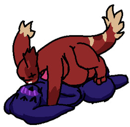 anal anal_penetration blush bodily_fluids cum cum_in_ass cum_inflation cum_inside eye_scar facial_scar feral feral_on_feral genital_fluids inflation looking_pleasured male male/male penetration penile penile_penetration penis_in_ass scar simple_background wounded mixlingvoid rain_world videocult artificer_(rain_world) watcher_(rain_world) low_res