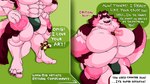 abs antennae_(anatomy) anthro barazoku belly big_muscles big_pecs brown_body brown_fur compliment duo fluffy fur grateful hair hug huge_muscles huge_pecs hyper hyper_muscles macro male micro muscular muscular_anthro muscular_male overweight overweight_anthro overweight_male pec_smothering pec_squeeze pecs pink_nose simple_background size_difference smile smothering tail text tight_hug wings yellow_body fujiyama_samoyed_(artist) bumble_beans(fujiyamasamoyed) yanbara_(fujiyamasamoyed) alaskan_malamute arthropod bee canid canine canis domestic_dog hybrid hymenopteran insect mammal nordic_sled_dog raccoon_dog spitz tanuki himbo 16:9 digital_media_(artwork) english_text hi_res widescreen