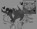 areola ass_clapping ass_up balls balls_on_ground bedroom_eyes big_areola big_balls big_breasts big_butt big_dom_small_sub big_muscles big_penis black_body black_fur black_hair breast_sway breasts butt chair_position countershading dominant facesitting female from_behind_position fur genitals grey_background hair hip_sway huge_balls huge_breasts huge_butt huge_hips huge_muscles huge_penis huge_thighs hyper hyper_balls hyper_breasts hyper_genitalia hyper_penis larger_female looking_at_another looking_back looking_pleasured male motion_lines muscular muscular_female narrowed_eyes on_bottom on_lap on_top open_mouth penetration penile penile_penetration penis runt saggy_balls seductive sex side_view simple_background sitting sitting_on_another sitting_on_lap size_difference smaller_male smile smothering swaying thick_thighs vaginal vaginal_penetration wide_hips toxy_squishy nintendo pokemon garreth_(thedgamesd) lyra_(thedgamesd) canid canine generation_4_pokemon luxray mammal pokemon_(species) greyscale hi_res monochrome