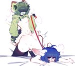 anal anal_penetration anthro bed blush bodily_fluids bottomless butt choker clothed clothing cropped_hoodie doggystyle duo femboy from_behind_position fur furniture grabbing_sheets hair hair_over_eyes heart_eyes heart_symbol hoodie hoodie_only jewelry leaf leaf_hair leash leash_pull legwear legwear_only looking_back looking_pleasured male male/male mostly_nude necklace on_bed penetration penile penile_penetration plant plant_hair pseudo_hair scut_tail sex short_tail simple_background stockings stockings_only sweat tail thigh_highs tongue topwear topwear_only white_background katsucoffee elemental_creature felid feline flora_fauna lagomorph leporid lynx mammal rabbit 2025