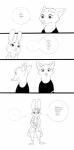 2016 absurd_res anthro bonnie_hopps canid canine clothed clothing comic dialogue disney english_text fan_character female fox hi_res inter_schminter jill_hopps lagomorph leporid male mammal monochrome nick_wilde rabbit red_fox simple_background spintherella text true_fox white_background zootopia