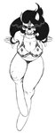 2014 anthro anthrofied big_breasts black_hair bra breasts clothing crossgender digital_drawing_(artwork) digital_media_(artwork) equid equine eyebrows eyelashes female friendship_is_magic greyscale grin hair hasbro horn huge_breasts kevinsano king_sombra_(mlp) long_hair looking_at_viewer mammal monochrome mtf_crossgender my_little_pony mythological_creature mythological_equine mythology smile solo teeth text underwear unicorn