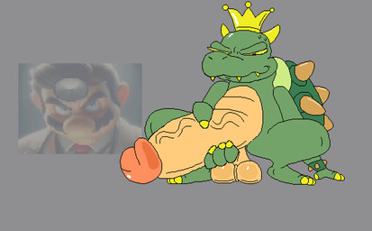 anthro balls belly big_balls big_penis blush blush_lines bodily_fluids bracelet claws crouching crown crown_only cum cumshot duo ejaculation genital_fluids genitals glans glistening glistening_balls glistening_body glistening_genitalia glistening_glans glistening_penis green_body grey_background hand_on_floor hand_on_penis headgear headgear_only horn huge_penis hyper jewelry looking_at_self male male_anthro male_focus masturbation mouth_closed multicolored_body multiple_cumshots nude_anthro nude_male penis penis_grab pupils screencap shell simple_background small_but_hung solo_focus spiked_bracelet spiked_shell spikes spikes_(anatomy) standing stroking_penis sweat teeth thick_thighs toe_claws vein veiny_penis yellow_claws yellow_horn yellow_sclera yellow_teeth ai_assisted nxyitn dic_entertainment dr._mario dr._mario_(series) mario_bros nintendo super_mario_bros_super_show bowser dr._mario_(character) king_koopa mario dragon_koopa human koopa mammal scalie 2d_animation aliasing animated digital_media_(artwork) loop meme pixel_(artwork) pixel_animation seamless_loop