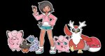 2023 alpha_channel alternate_species ambiguous_gender bisonvega black_eyes black_hair blue_bottomwear blue_clothing blue_eyes blue_footwear blue_shoes blue_shorts bottomwear bunny_boy_(bisonvega) clefairy clothing delibird eyebrow_through_hair eyebrows feral footwear generation_1_pokemon generation_2_pokemon generation_6_pokemon group hair hand_on_hip human humanized humanoid jigglypuff male mammal multi_tone_shoes nidoran nidoran♀ nintendo open_mouth open_smile pink_clothing pink_footwear pink_shoes pink_sweater pink_topwear pokeball pokemon pokemon_(species) pumpkaboo red_eyes scut_tail shoes short_tail shorts smile sweater tail tan_body tan_skin topwear translucent translucent_hair voltorb young young_male