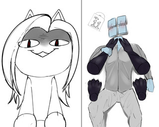 angry anthro asphyxiation blush bodily_fluids choking clothing duo genital_fluids humor male male/male precum precum_through_clothing wet wet_clothing ebt34 microsoft microsoft_windows windows_11 ebt_c domestic_cat felid feline felis humanoid mammal pantherine absurd_res hi_res