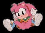 anthro anus blush bottomless bottomwear butt clothed clothing dress female footwear genitals gloves handwear looking_at_viewer open_mouth shoes simple_background skirt solo spread_legs spreading transparent_background upskirt vulva young young_female conditional_dnp gaturo classic_sonic_(universe) sega sonic_the_hedgehog_(series) amy_rose classic_amy_rose 2025 alpha_channel hi_res